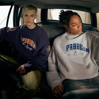 No Problem Embroidered Crewneck Sweatshirt — dettaglio