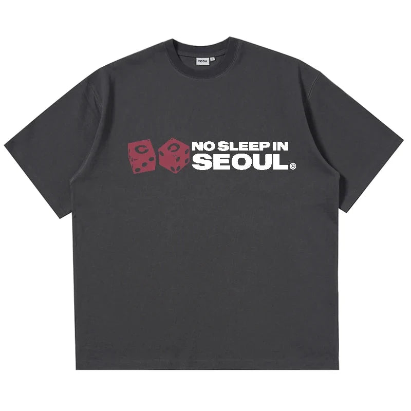 No Sleep In Seoul Graphic T Shirt — vista posteriore