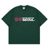 No Sleep In Seoul Graphic T Shirt — dettaglio della stampa
