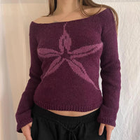Off Shoulder Knitted Sweater — in alternativa