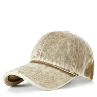 Old Wash Distressed Vintage Baseball Cap — vista frontale