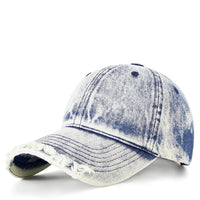 Old Wash Distressed Vintage Baseball Cap — vista laterale