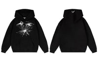 Omnipotent Power Print Graphic Hoodie — vista frontale