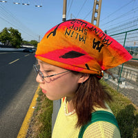 Orange Sunset Square Bandana — in alternativa