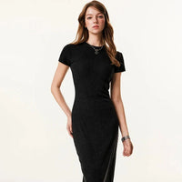 Origin 275gsm Essentials Midi Dress — vista frontale