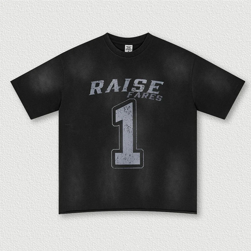 Origin 285gsm "Raise 1" Essentials Graphic T shirt — vista frontale