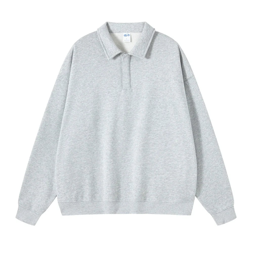 Origin 340gsm Essentials Collared Jumper — vista posteriore