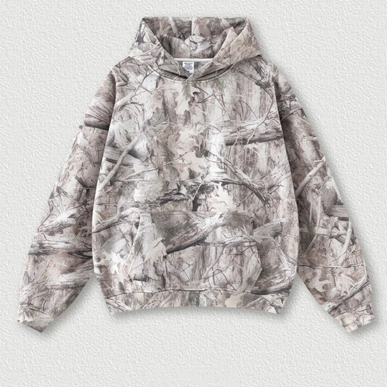 Origin 340gsm Essentials Desert Camo Hoodie — vista frontale