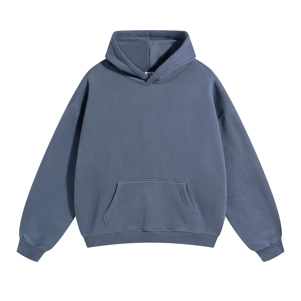 Origin 350gsm Essentials Plain Baggy Hoodie — vista frontale