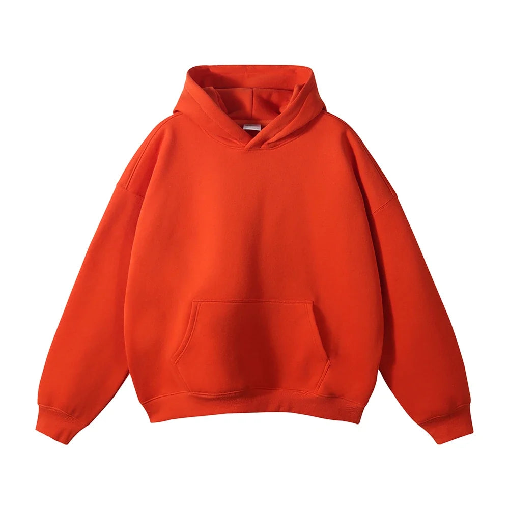 Y2K Origin 350gsm Essentials Plain Baggy Hoodie