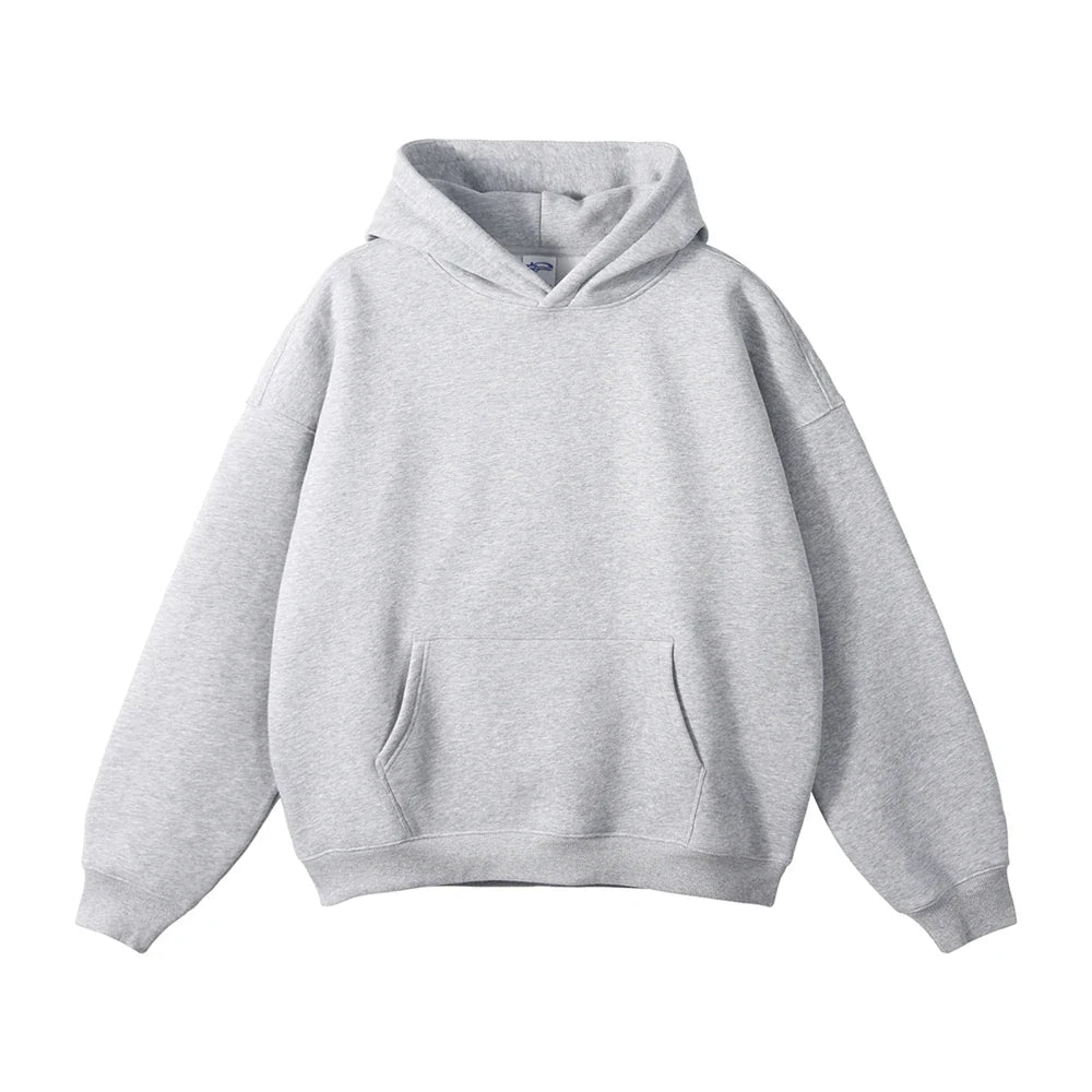 Y2K Origin 350gsm Essentials Plain Baggy Hoodie