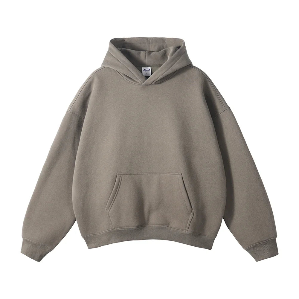 Origin 350gsm Essentials Plain Baggy Hoodie — dettaglio della stampa