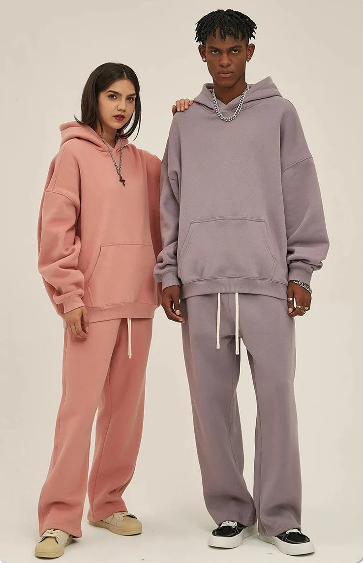 Y2K Origin 350gsm Essentials Plain Baggy Hoodie