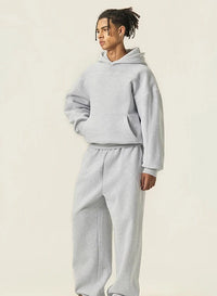 Origin 350gsm Plain Baggy Boxy Fit Hoodie — vista laterale