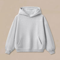 Origin 350gsm Plain Baggy Boxy Fit Hoodie — vista frontale
