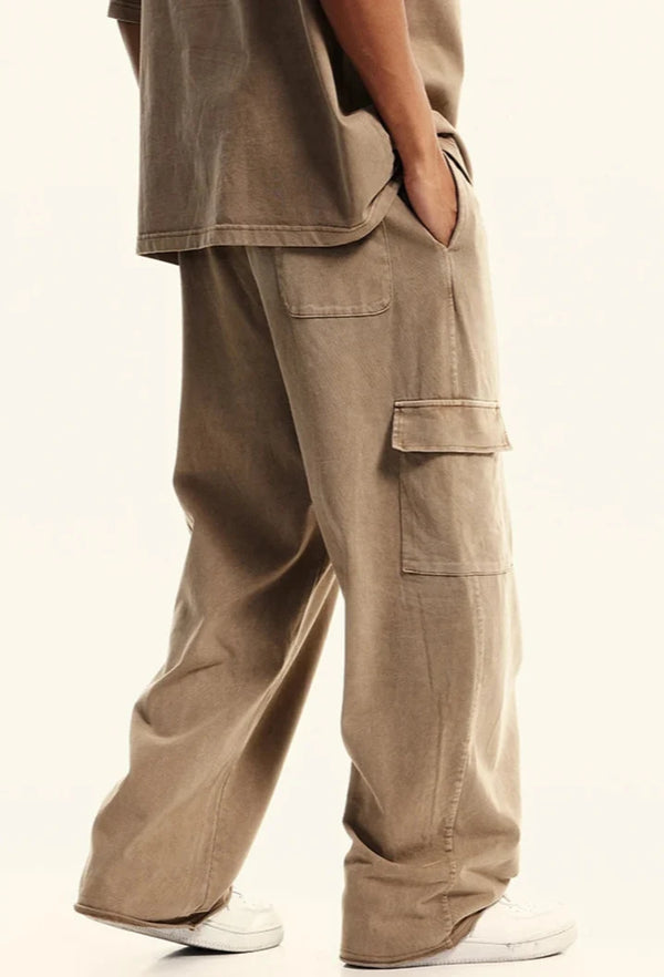 Y2K Origin 358gsm Essentials Cotton Cargo Trousers
