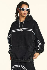 Origin 360gsm Washed Ribbon Hoodie — dettaglio della stampa