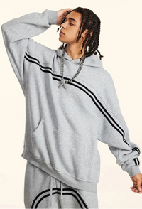Origin 360gsm Washed Ribbon Hoodie — vista laterale