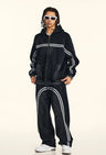 Y2K Origin 360gsm Washed Ribbon Zip Up Hoodie