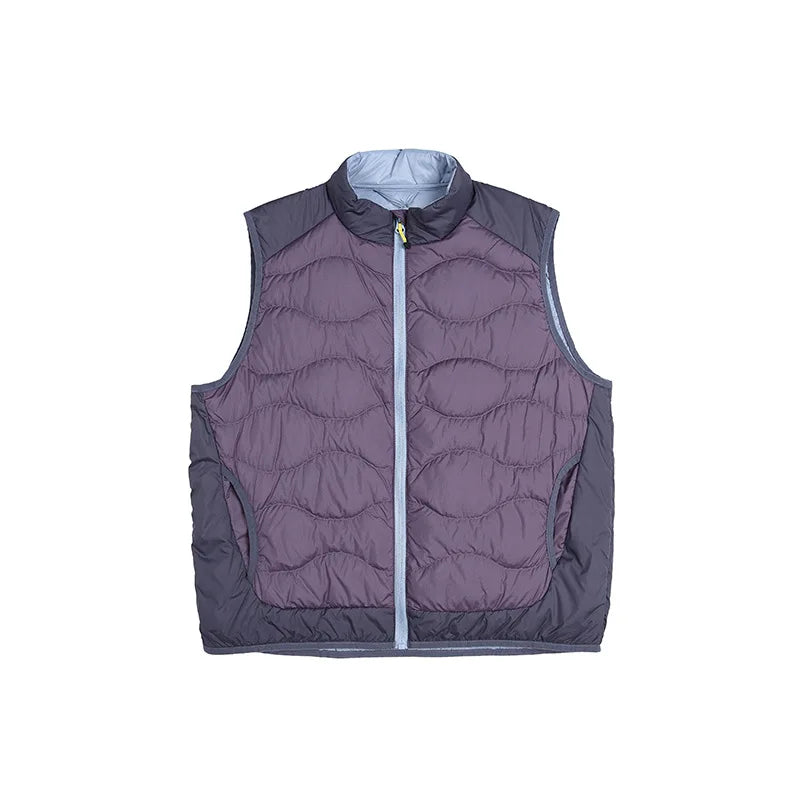 Outdoor Mountain Style Lightweight Down Vest Coat — vista frontale