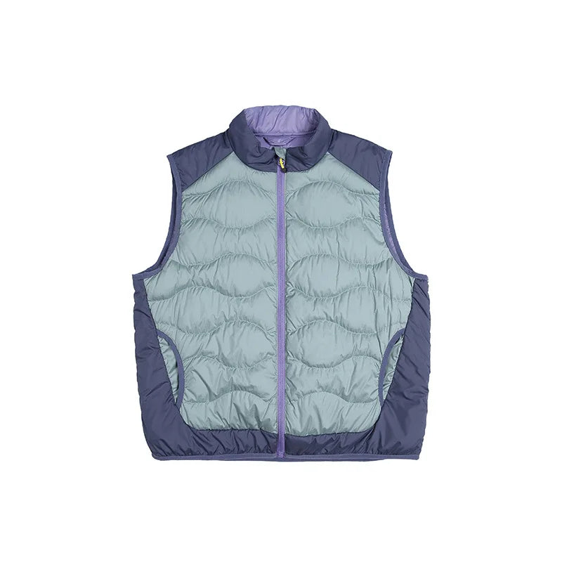 Outdoor Mountain Style Lightweight Down Vest Coat — vista posteriore