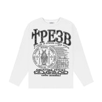 Oversized Gothic Graphic Long Sleeve Top — dettaglio