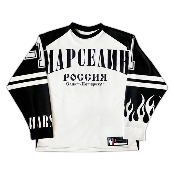 Y2K Oversized Jersey Long Sleeve Top T-Shirt