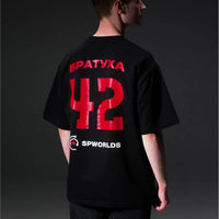 Oversized Old School Racing Graphic T Shirt — dettaglio
