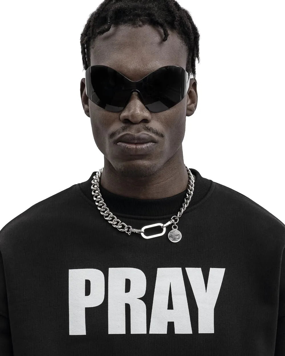 PRAY Graphic Hoodie Sweater — vista laterale