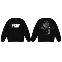 PRAY Graphic Hoodie Sweater — dettaglio