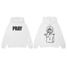 Y2K PRAY Graphic Hoodie Sweater