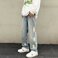 Paint Splatter Denim Jeans — vista posteriore