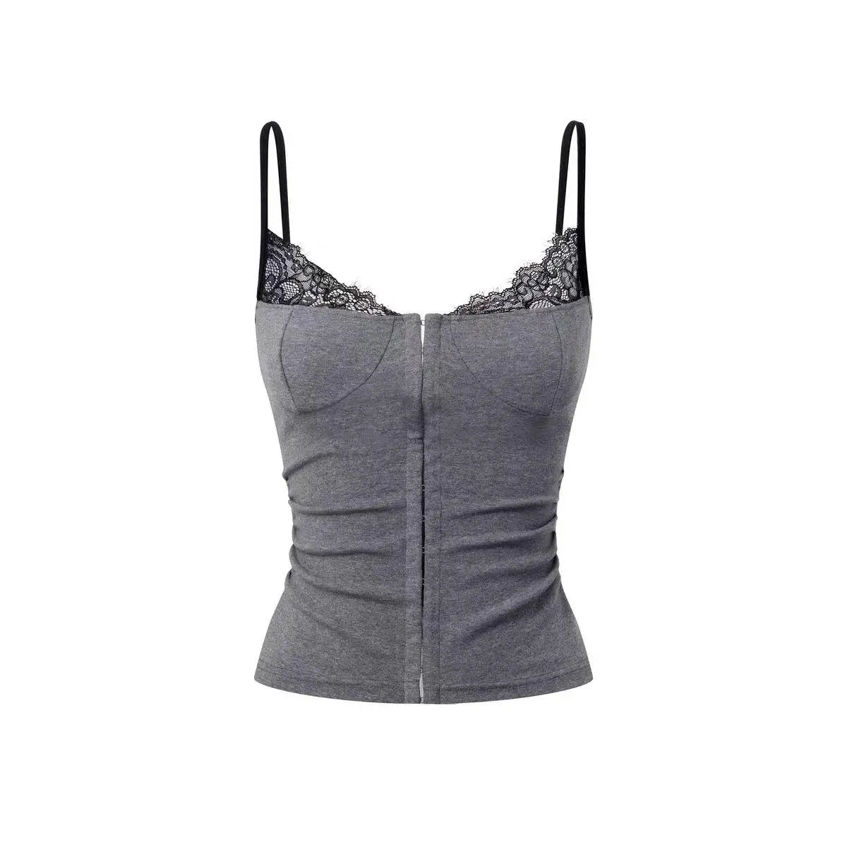Patchwork Lace Club Cami Top — vista frontale