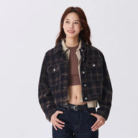 Petite Cropped Retro Denim Jacket — in alternativa