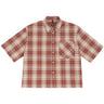Y2K Plaid Cropped Short Sleeve Button Down Shirt