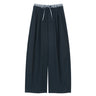 Y2K Plaid Panel Wide Leg Boyfriend Fit Trousers