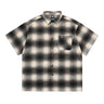 Y2K Plaid Short Sleeve Button Down Shirt