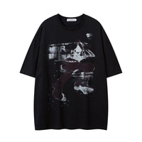 Portrait Print Graphic T shirt — vista posteriore