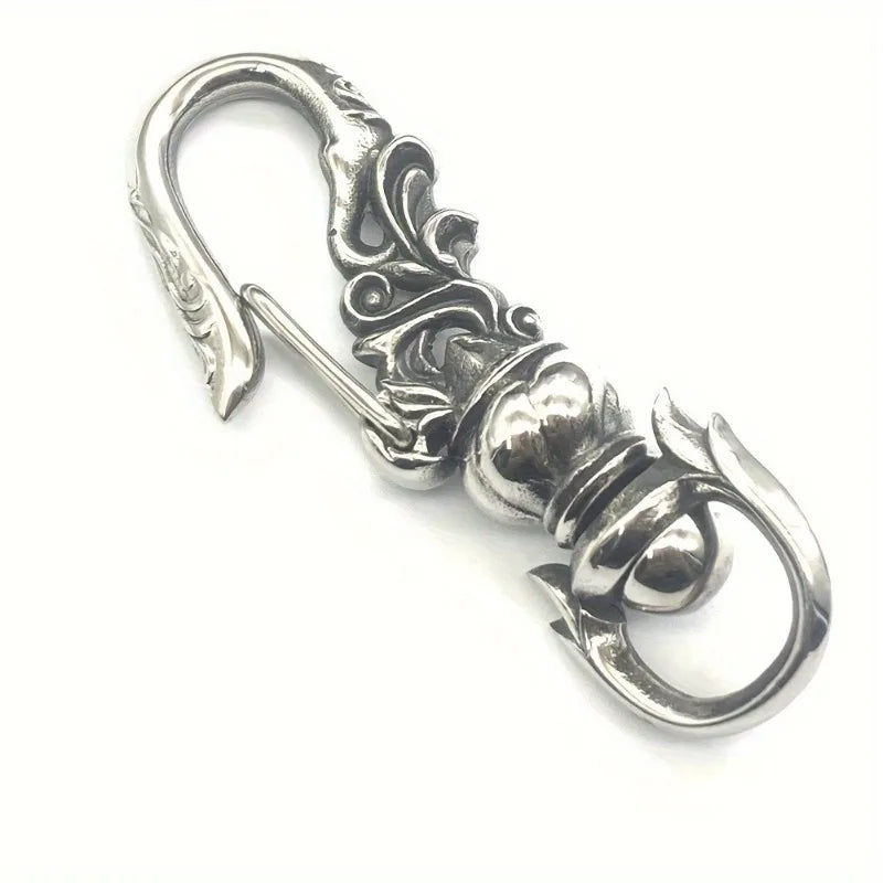 Punk Carabiner Keychain — vista frontale