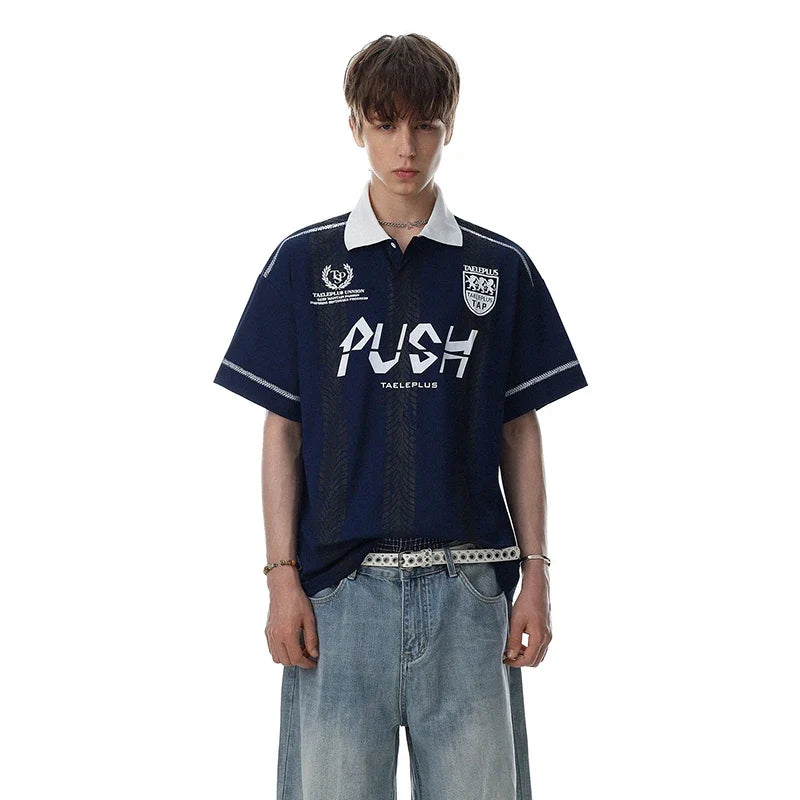 Push Striped Polo Shirt — dettaglio