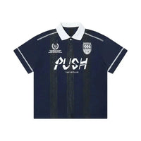 Push Striped Polo Shirt — vista frontale
