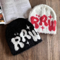 RRW Fuzzy Graphic Beanie — vista posteriore
