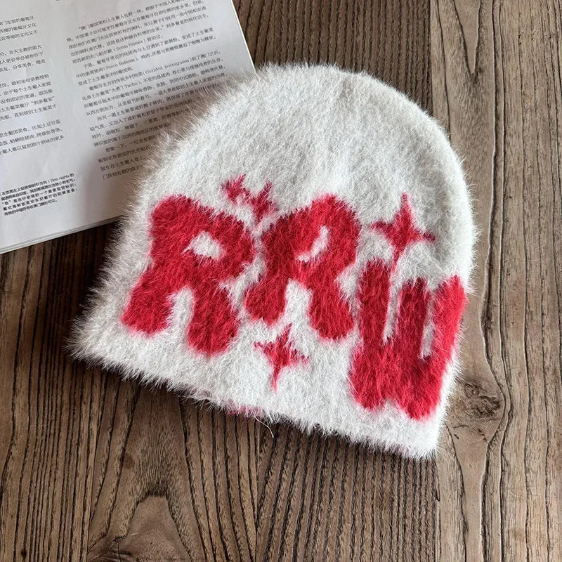 RRW Fuzzy Graphic Beanie — in alternativa