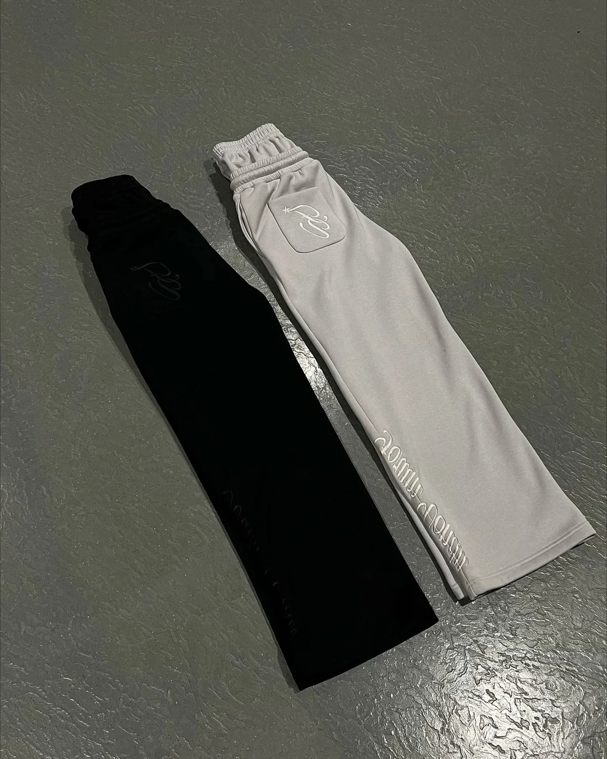 Retro Double Layer Sweatpant Joggers Trousers — dettaglio