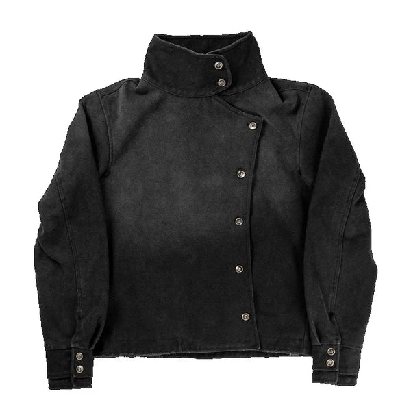 Retro White Fencing Jacket — vista frontale