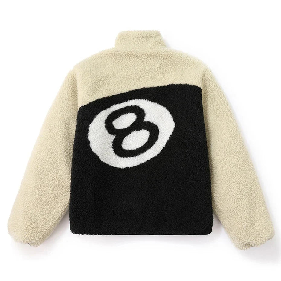 Reversible 8 Ball Fleece Jacket — vista frontale