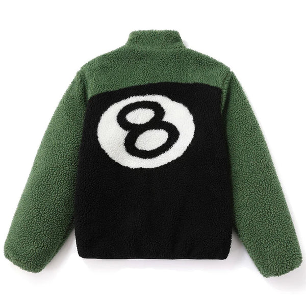 Y2K Reversible 8 Ball Fleece Jacket