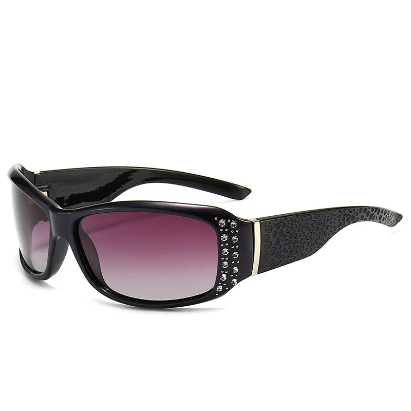 Rhinestone Decorated UV400 Sunglasses — dettaglio della stampa