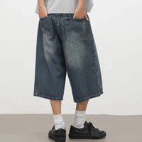 Rivet Carpenter Denim Shorts Jorts — in alternativa