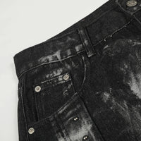 Rivet Patchwork Painter Baggy Jeans — dettaglio della stampa